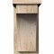 Ekena Millwork Huntington Rough Sawn Corbel w/Backplate, Douglas Fir, 8"W x 12"D x 16"H COR08X12X16HUN01RDF - alternate 2